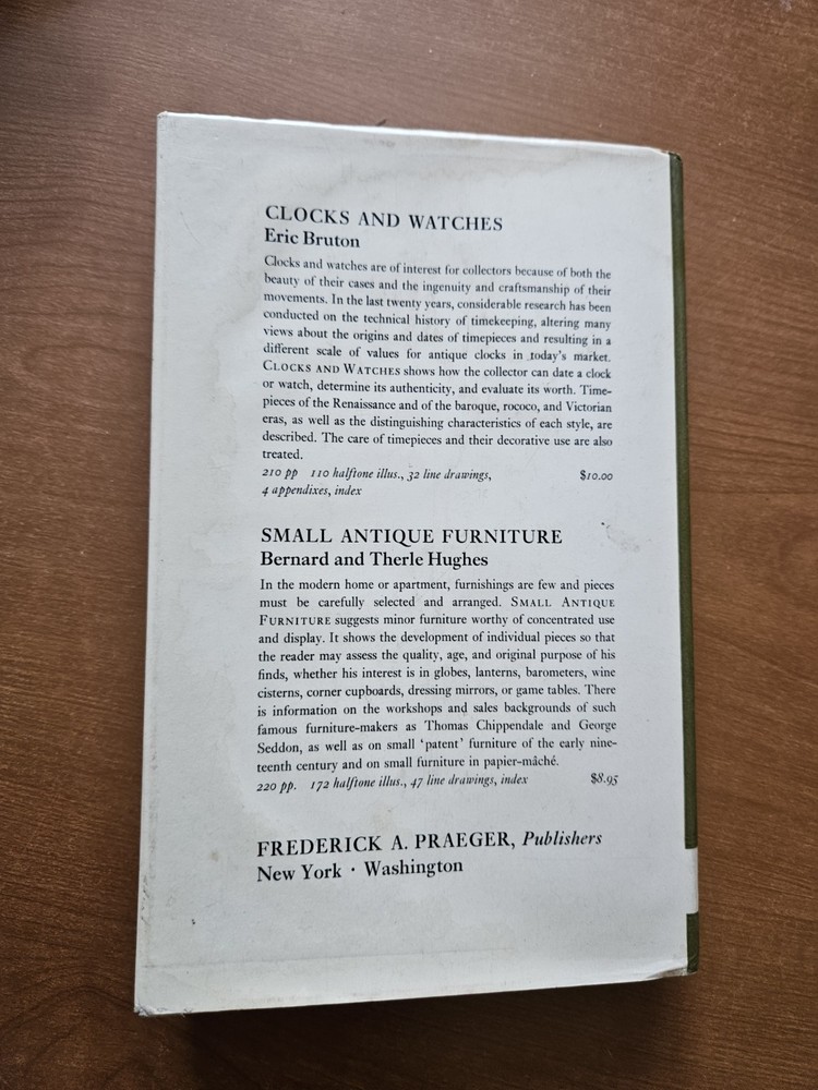 The Longcase Clock by Eric Bruton (1968 hardcover)