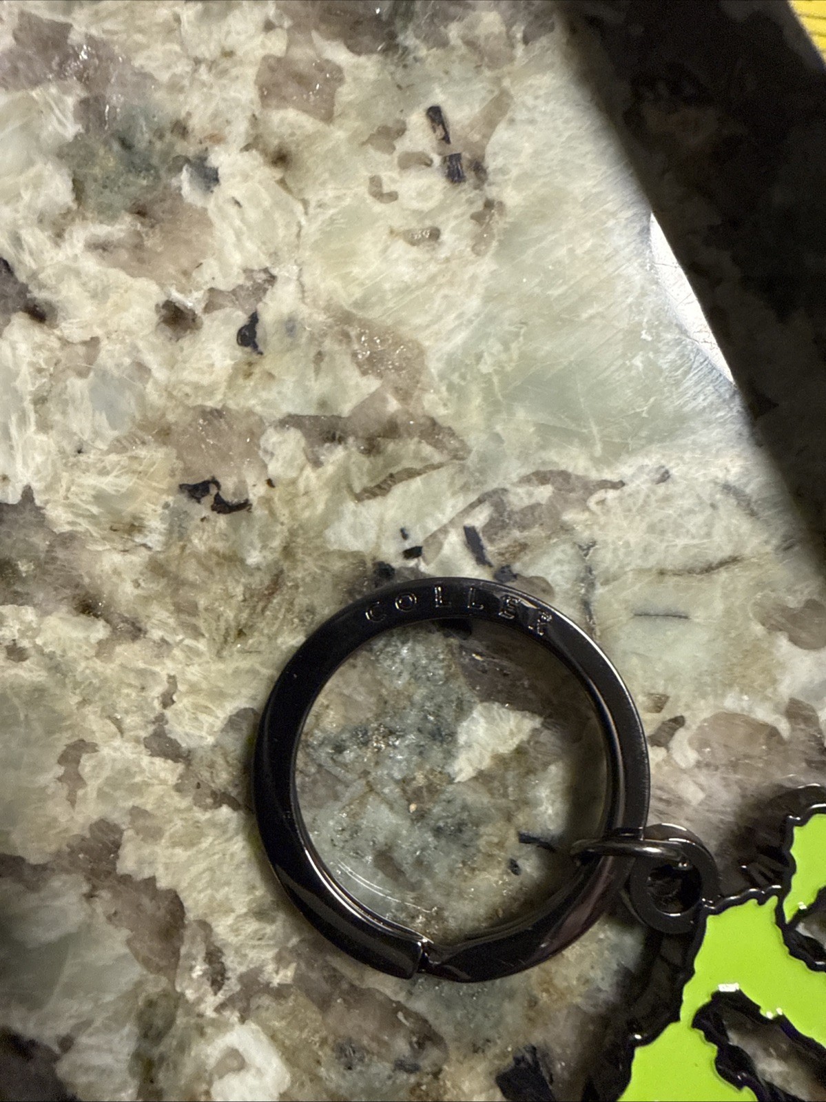 Monster Energy Drink Key chain Ring Green Logo Metal Enamel New - FREE SHIPPING!