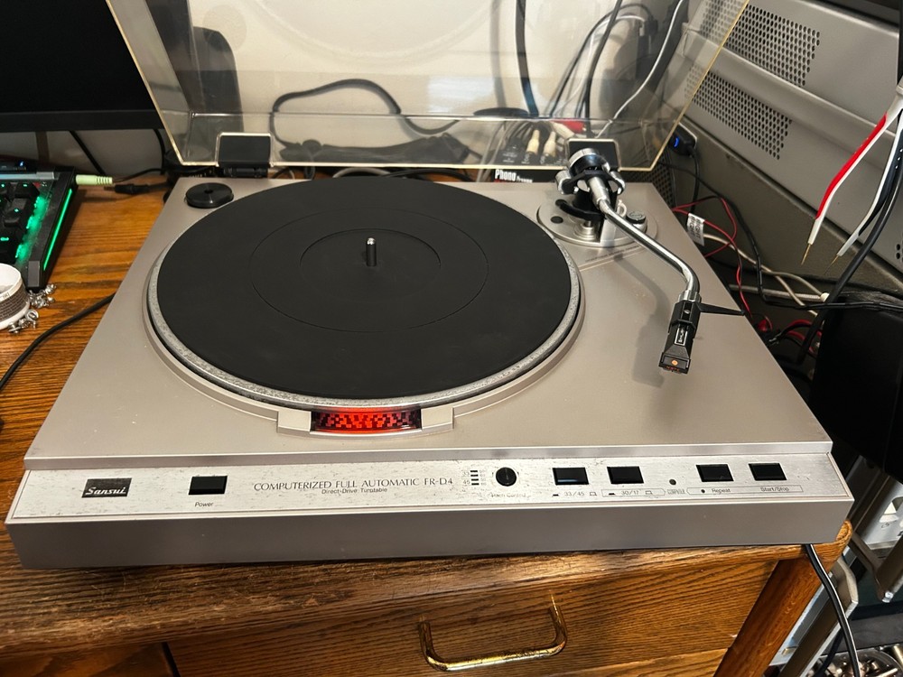 Working Viuntage Sansui FR-D4 Full Automatic Direct Drive Turntable