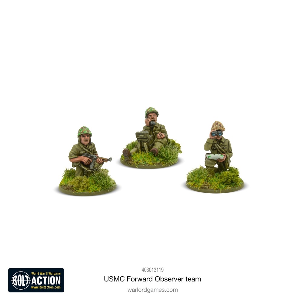 USMC Forward Observer team Bolt Action Warlord