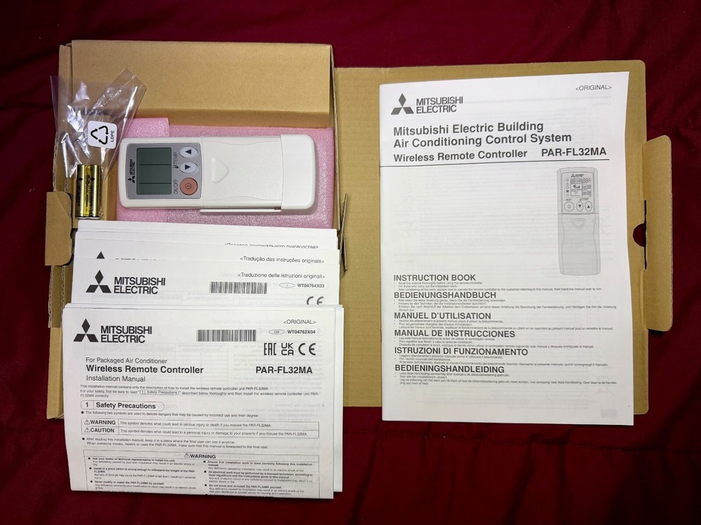 PAR-FL32MA-E Mitsubishi Handheld Wireless Remote Controller