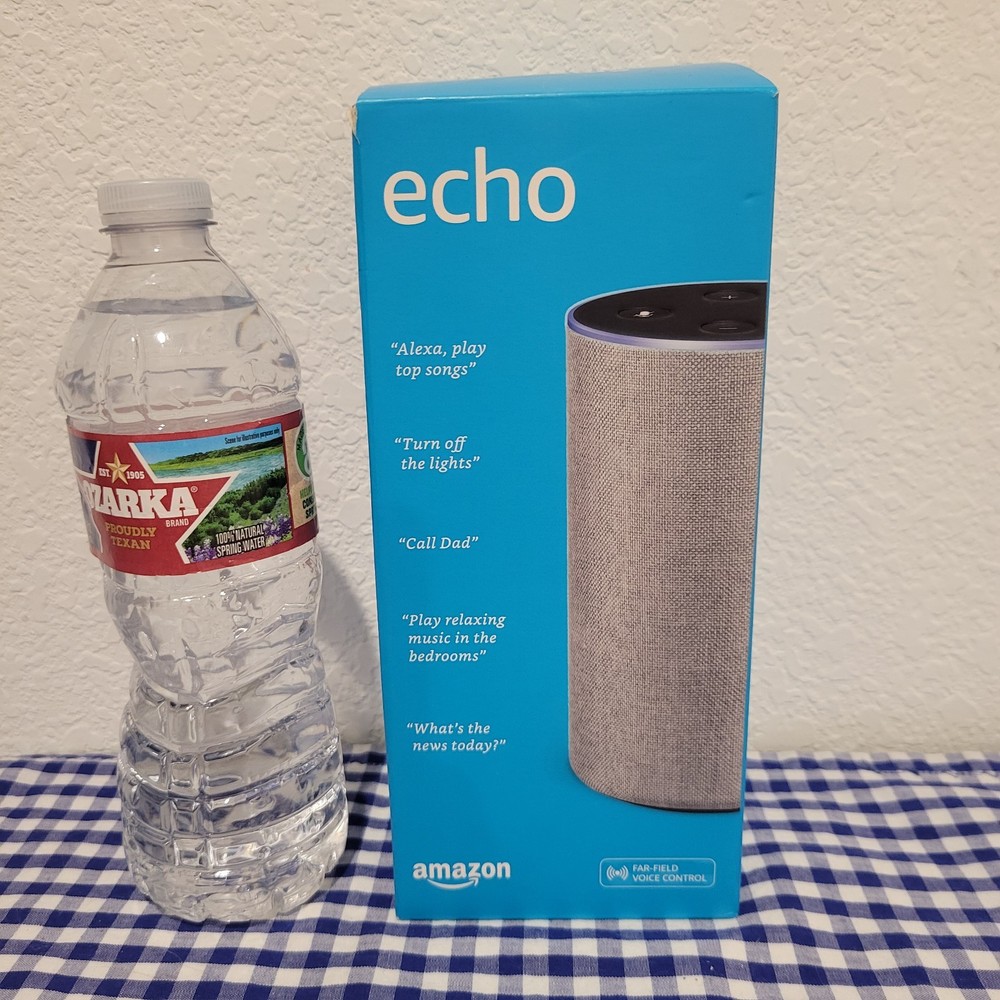 Amazon Echo (2nd Gen) Smart Speaker With Dolby Heather Gray NOB