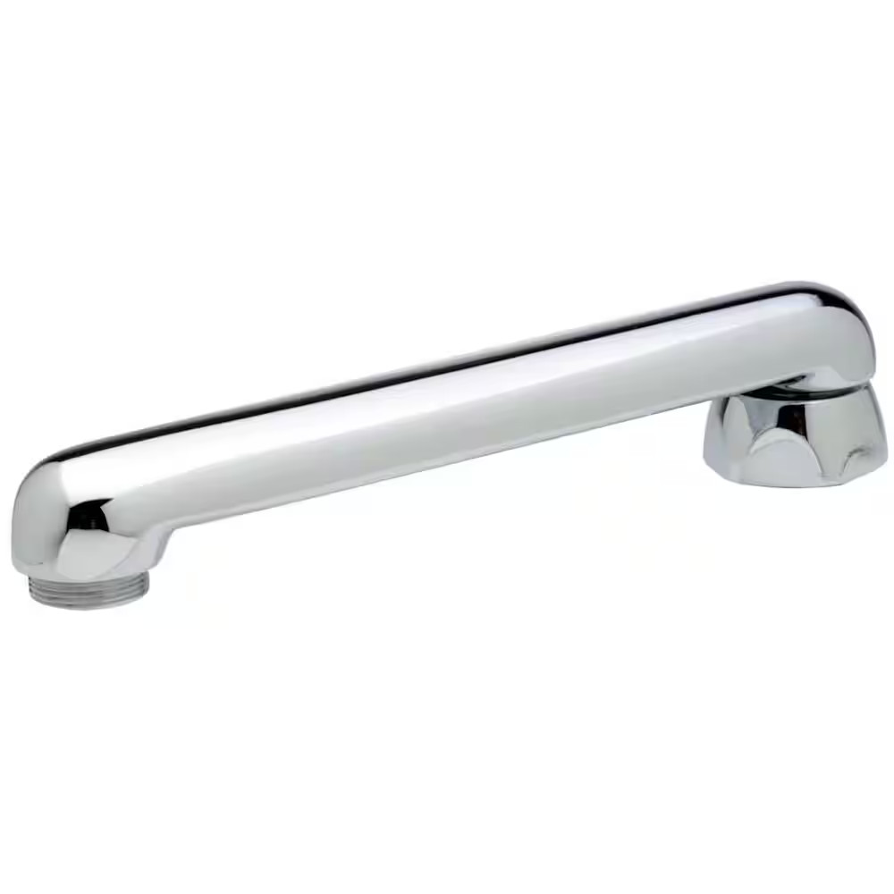 6 In. Swing Spout in Chrome Plated Brass