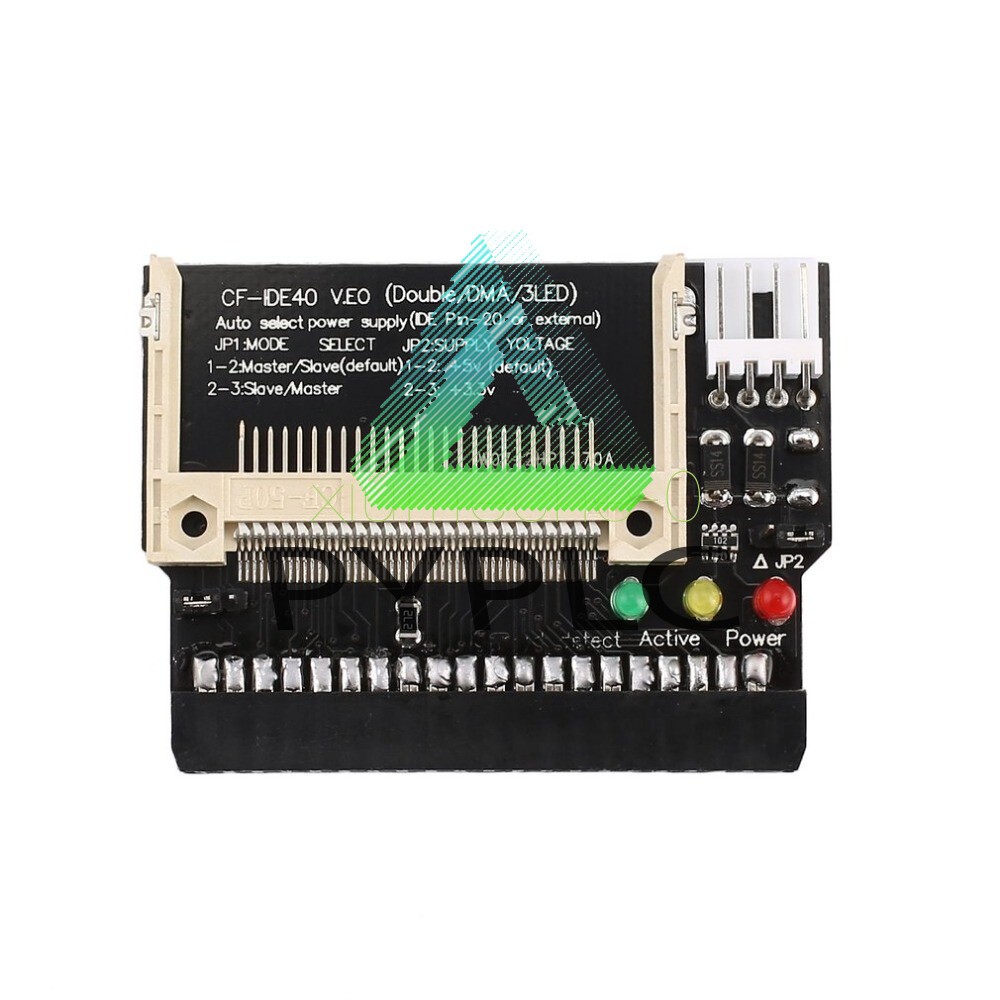 Compact Flash CF to 3.5 Female 40 Pin IDE Bootable Adapter Converter Card