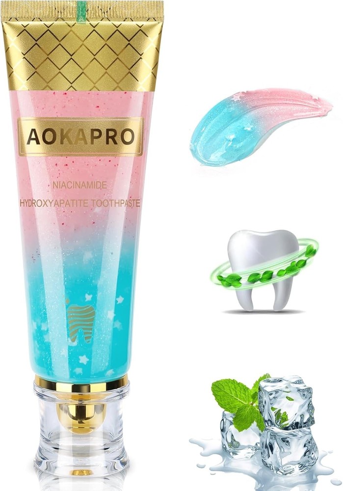 Niacinamide Whitening Toothpaste, Hydroxyapatite Toothpaste, Effectively Whit...
