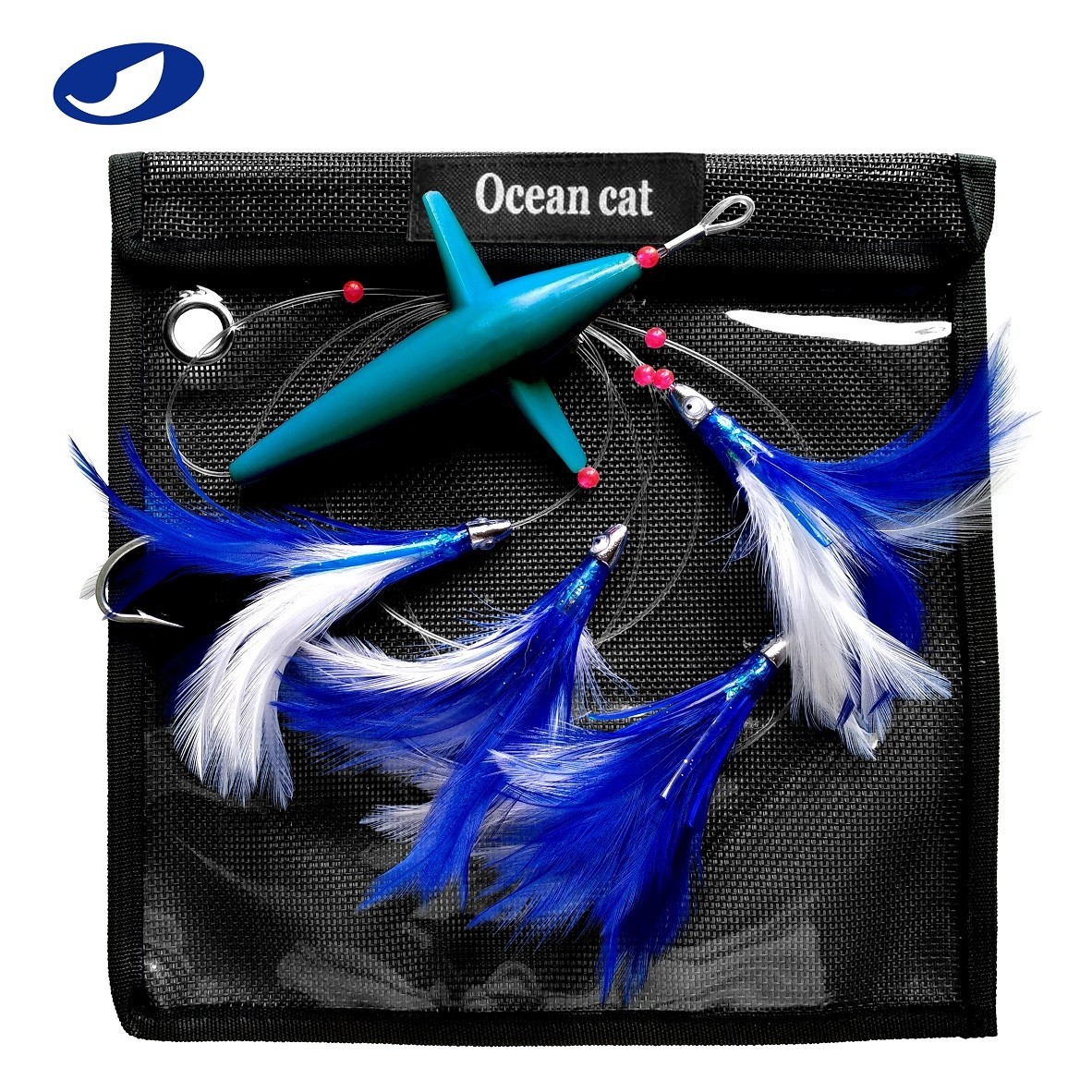 OCEAN CAT Bird Teaser ChainSaltwater Trolling Fishing Lure Marlin Tuna Mahi waho