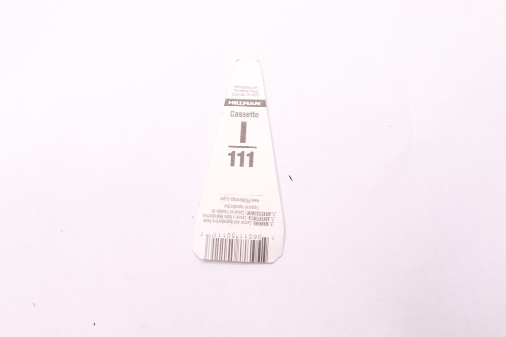 Hillman Single Sided Universal Key Blank