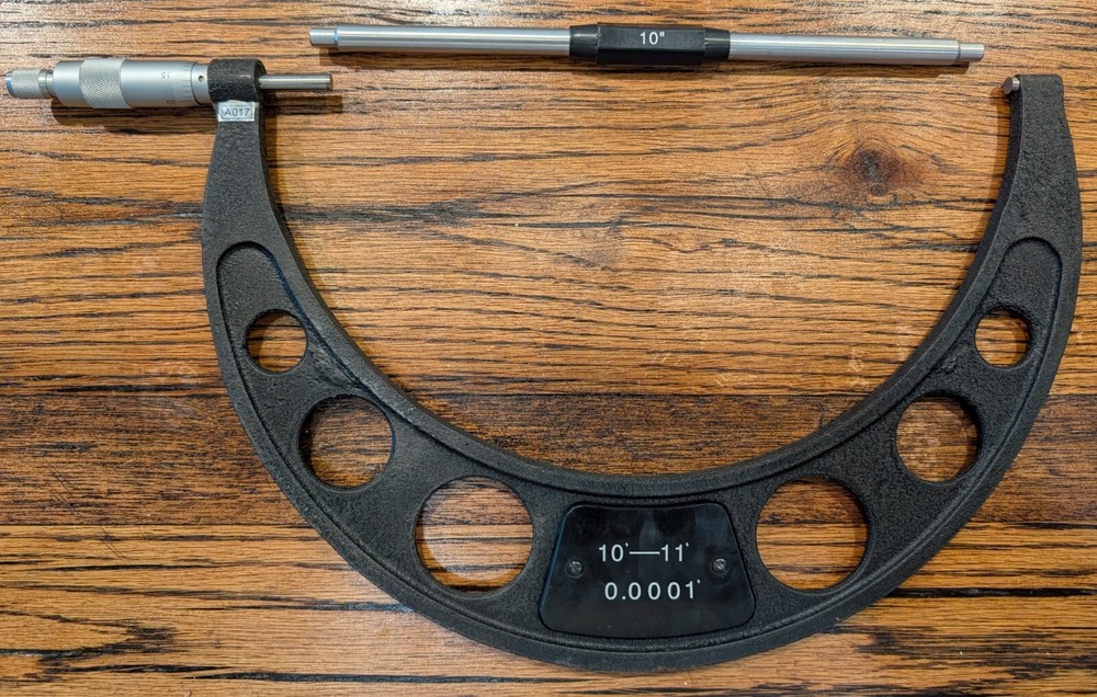 Unbranded Outside Micrometer 10 - 11" Range .0001"