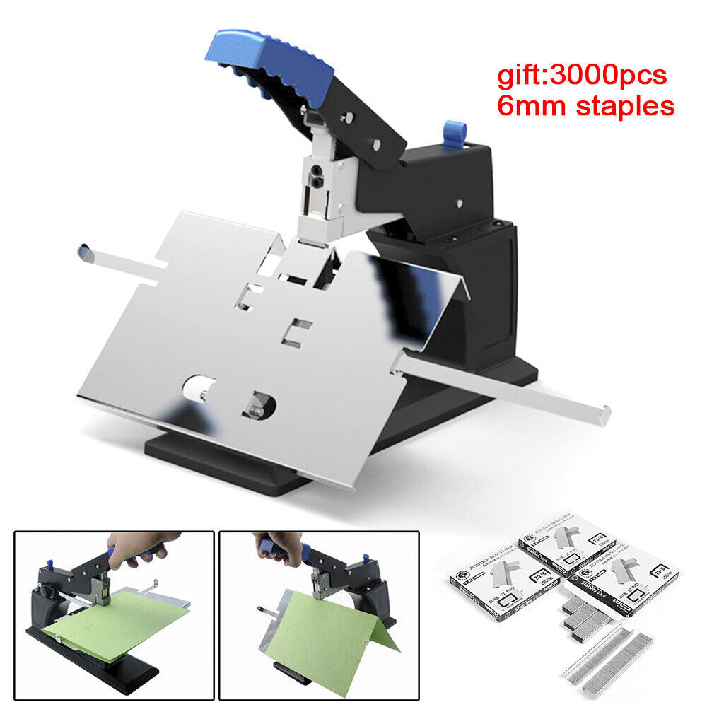 Manual Desktop Office Saddle Stitcher Saddle Stitching Stapler Binding Machine