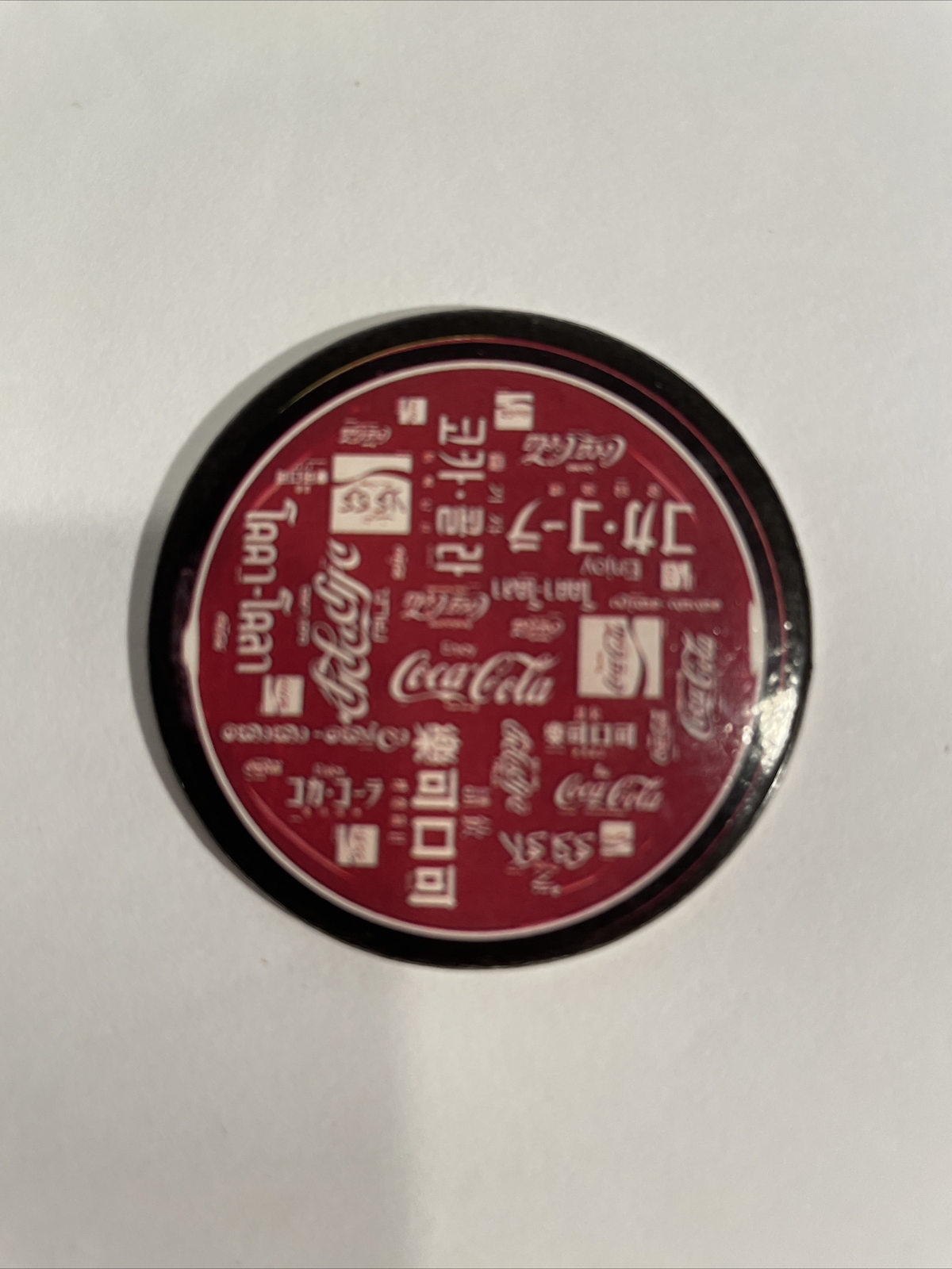 1993 Collect-A-Card - Coca Cola "Coke Cap" Pogs Series 1 - Set of 8 Complete Set