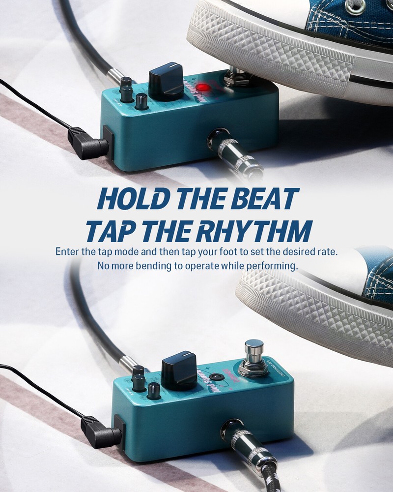 Donner Mod Square II Modulation Multi-effects Pedal Wah Chorus Phaser Flanger