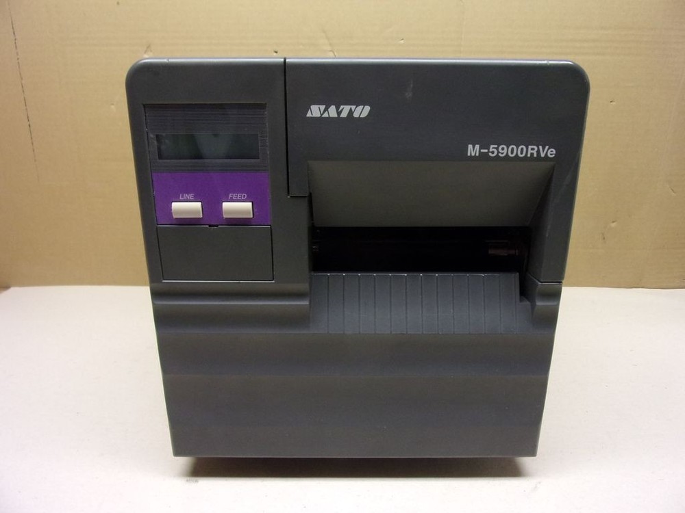 SATO M-5900RVe Industrial label printer, thermal printer, barcode printer