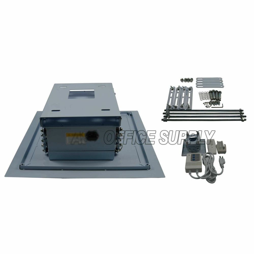 39in Electric Lift Ceiling Projector Bracket Hidden Projector withRemote Control