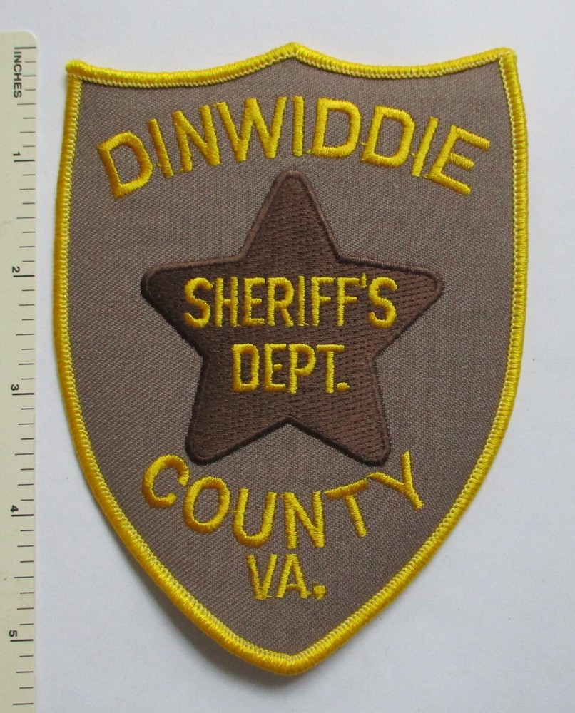 DINWIDDIE COUNTY VIRGINIA SHERIFF'S DEPARTMENT PATCH Original