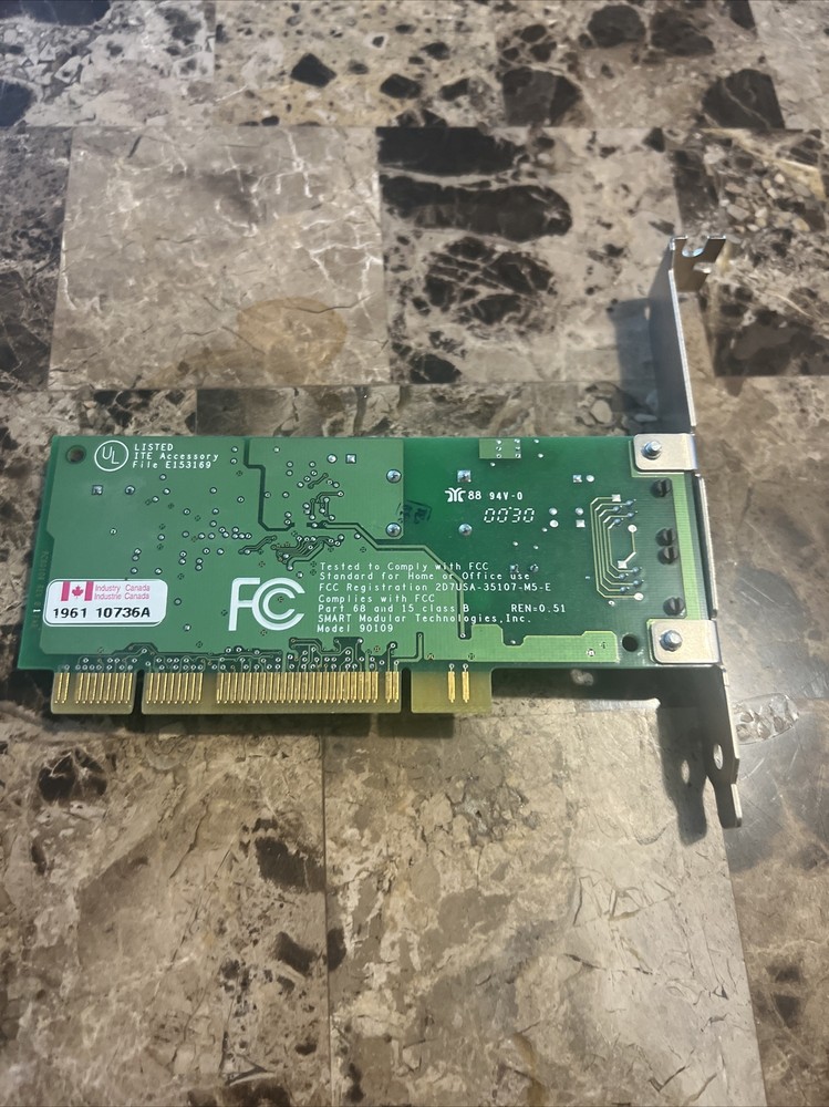 Smart Modular Technologies Model #90109 56k Modem Expansion Card