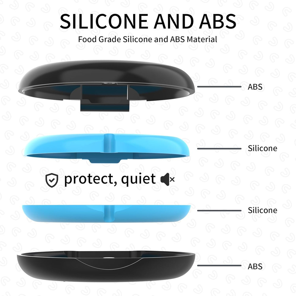 2 Pack Retainer Case, Compatible with Invisalign, Cute Orthodontic Slim Aligner