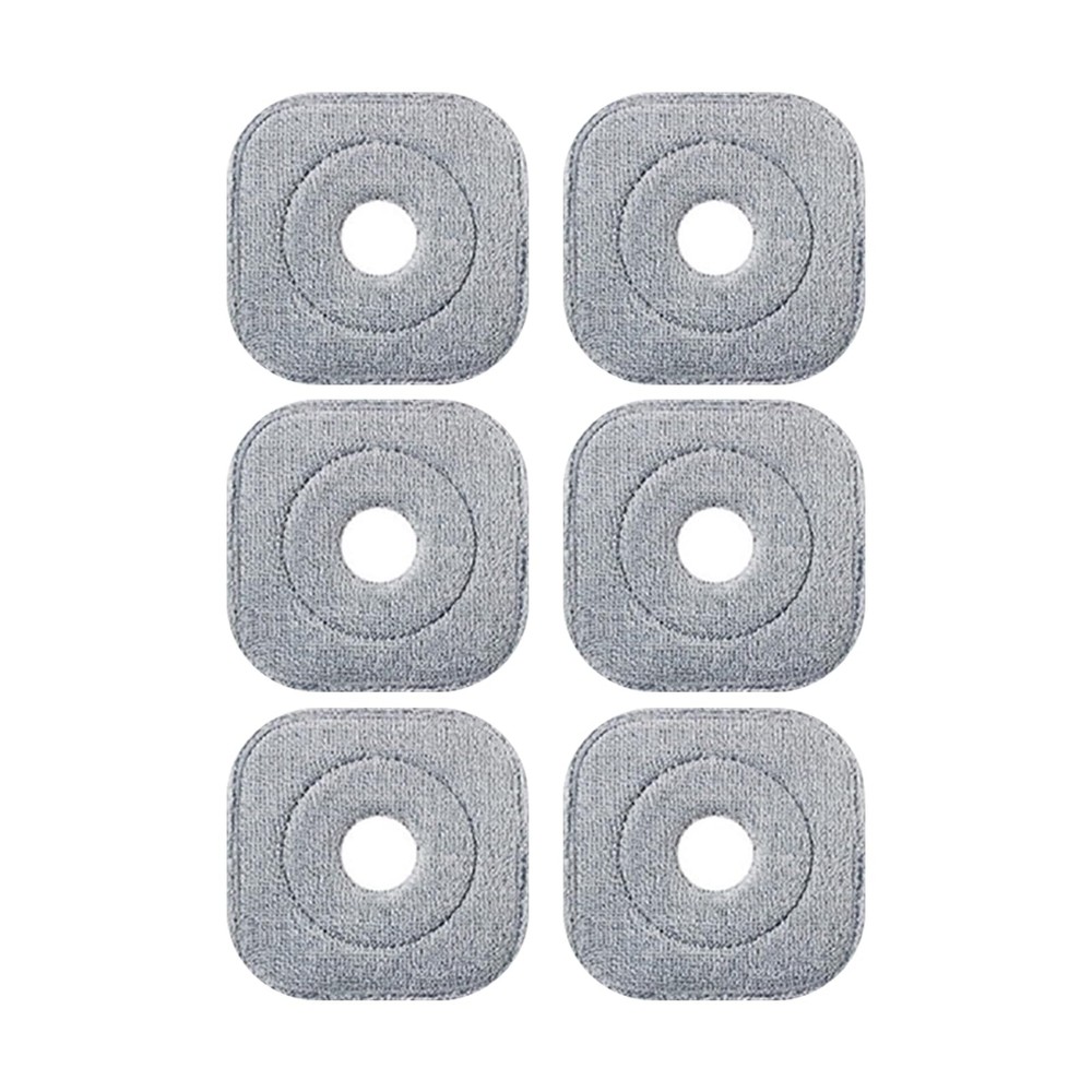 Replacement Microfiber Mop Pad Set Floor Cleaning Refill 6 Pack