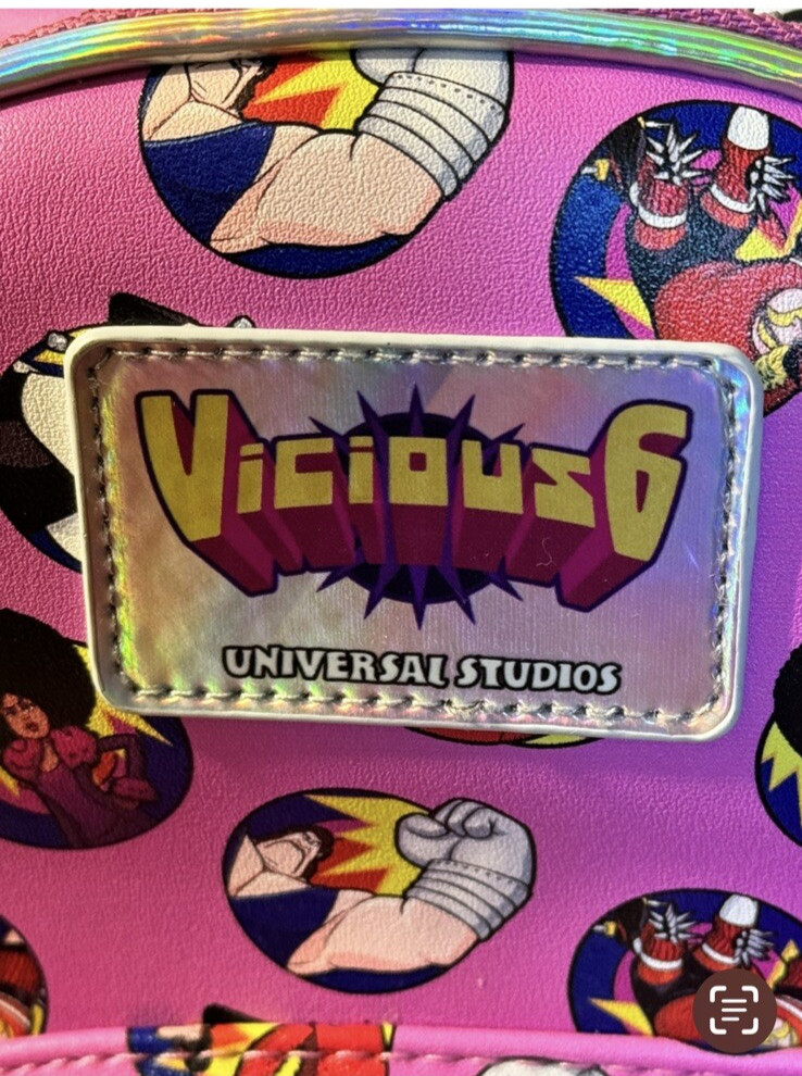 Despicable Me Vicious6 Girls Small Backpack