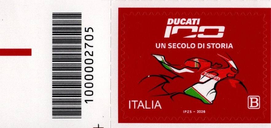 ITALY 2026 - Ducati Centenary - Barcode
