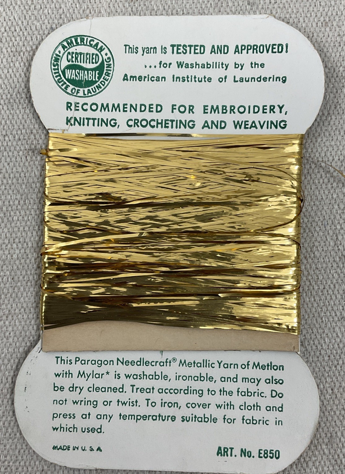 Vintage Scovill Dritz Metallic Silver Thread - lot of 4 styles