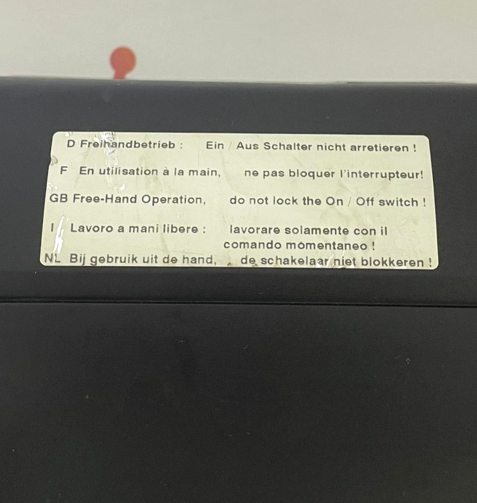 LISSMAC CDM 18 T Core Drilling Machine