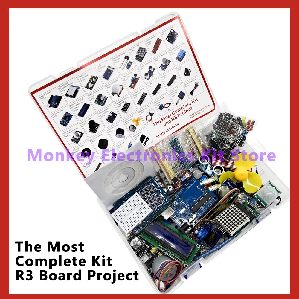 The Most Complete Learning Kit for Arduino Uno-R3 Board Programming Project DIY