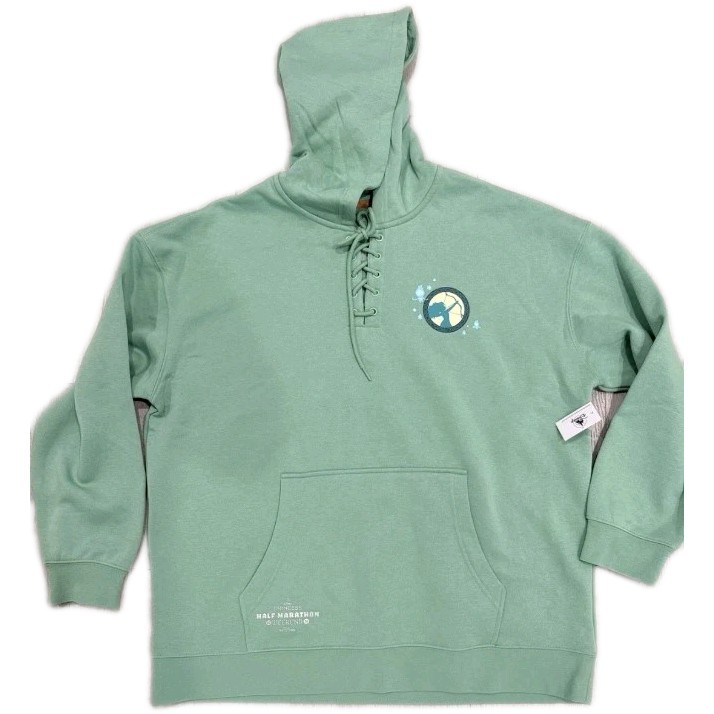NWT!! 2026 Rundisney Princess Half Marathon Weekend Green Merida Hoodie | Large