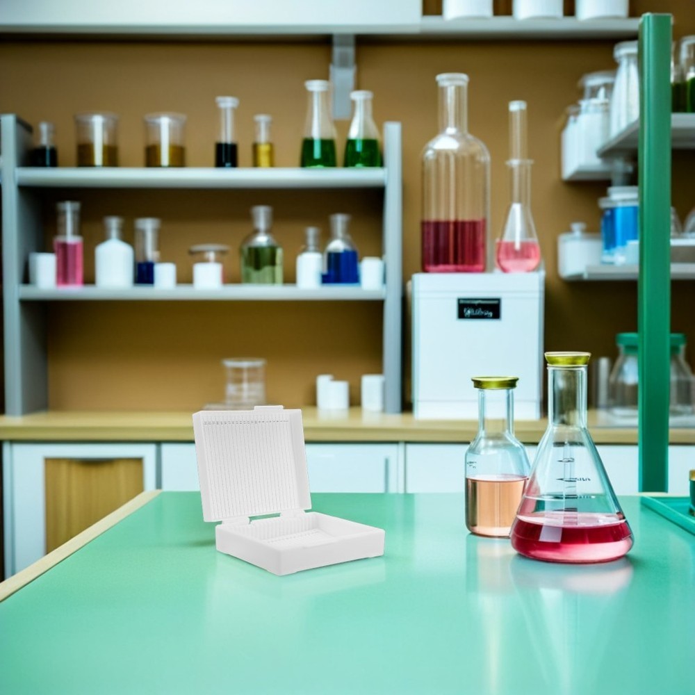 Microscope Accessories Slide Case Laboratory Supply Glass Holder