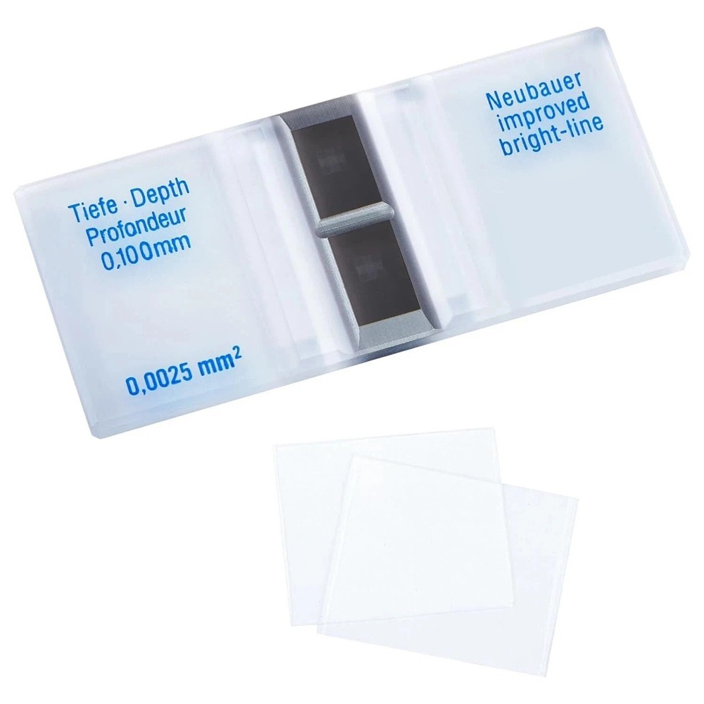 New Hemocytometer hemacytometer cell count counting chamber quick US shipping