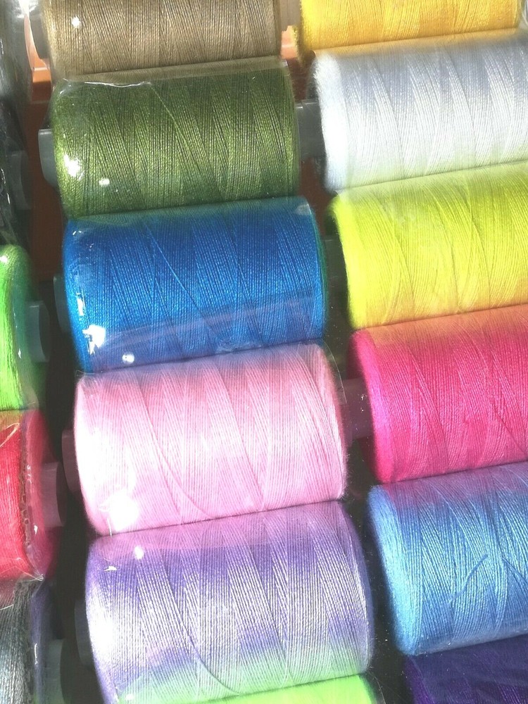 INTERBIRDS Sewing Thread Assortment + Needles Multi-Color Polyester AP Thread