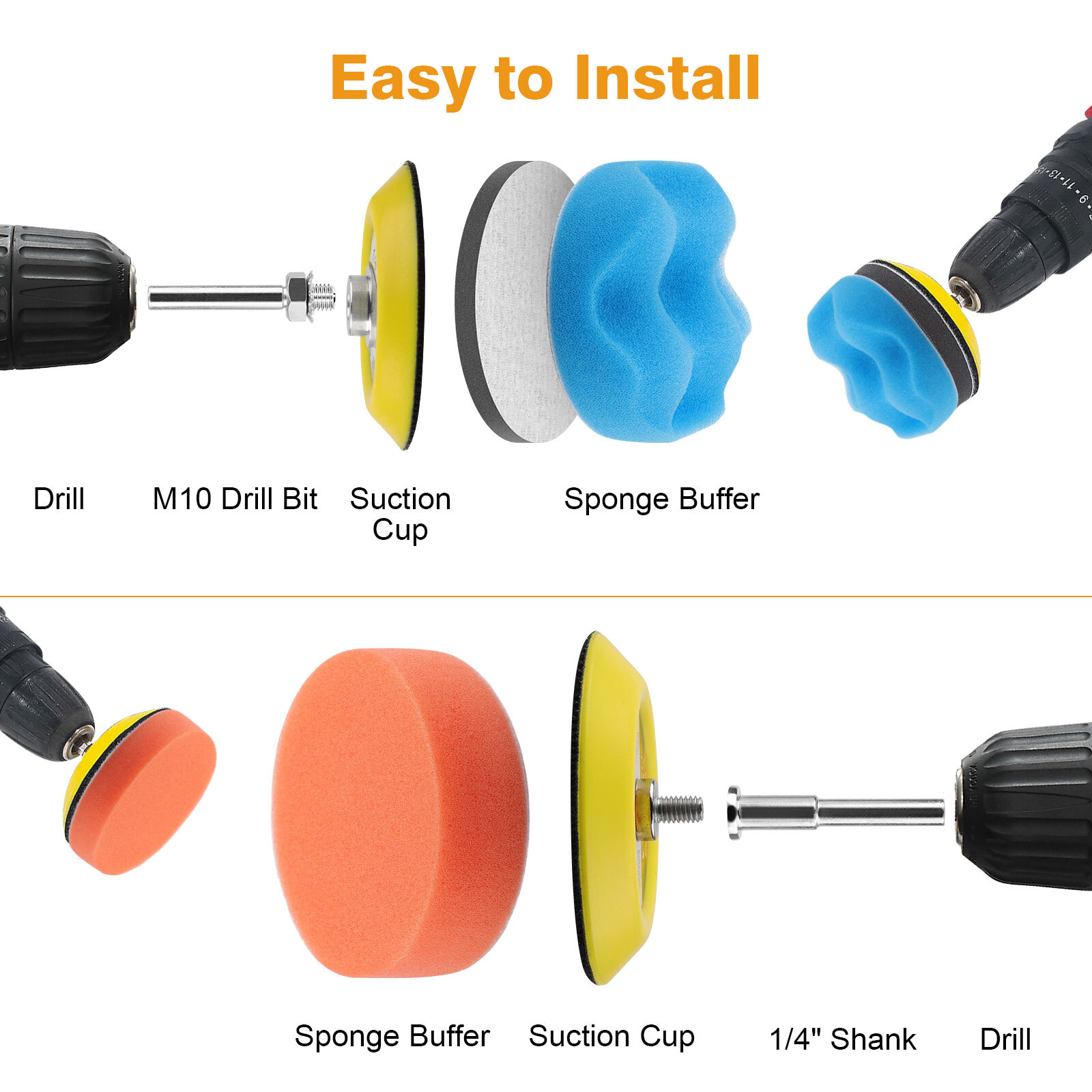 133pcs 3 Inch Sanding Disc Kit, 60-10000 Grit Wet Dry Hook & Loop Sandpaper Pads