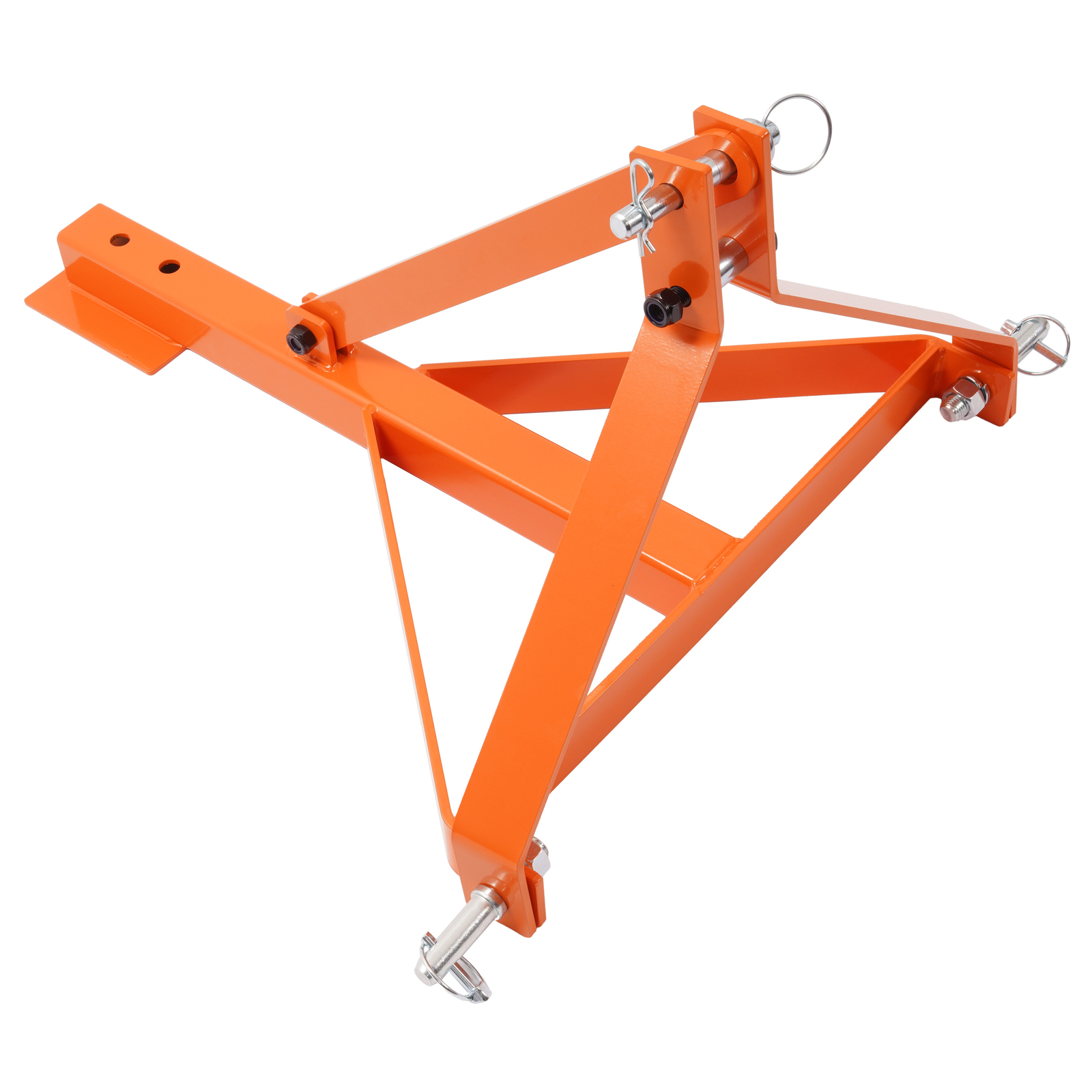 3-Point Landscape Rock Rake 60" Garden Tool For Cat 1 Tractor 360° Grass Comb