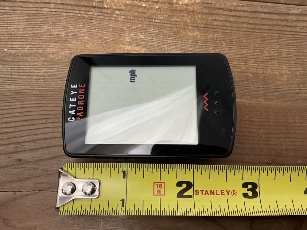 CatEye Padrone Wireless Large Screen 8 Function Cycling Bike Computer - Black