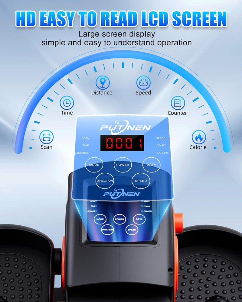 Under Desk Elliptical Machine Electric Leg Exerciser