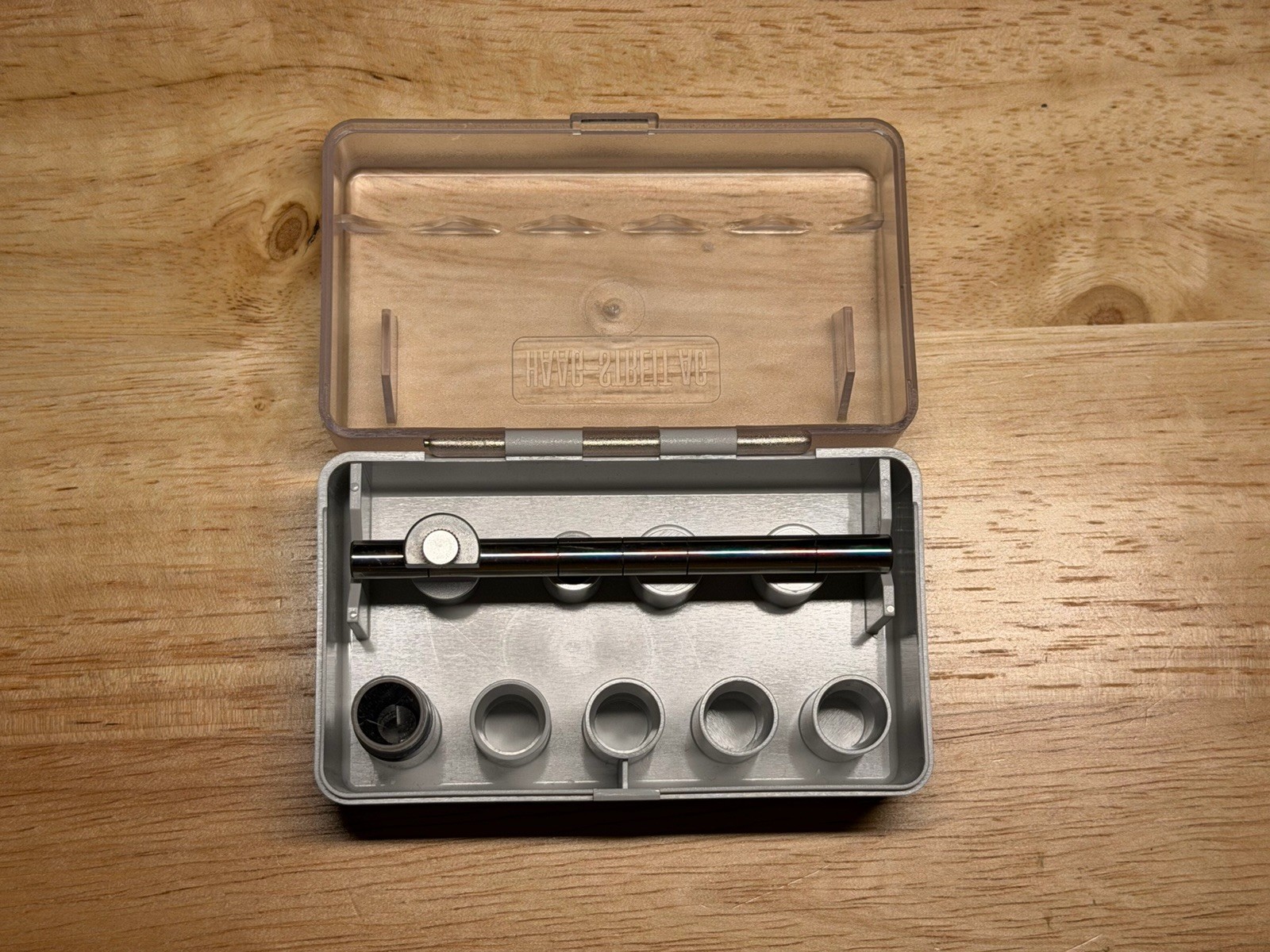 HAAG-STREIT Tonometer Calibration Bar Adj Tool W/ 1 Prism Tips For H 03 / AT 900