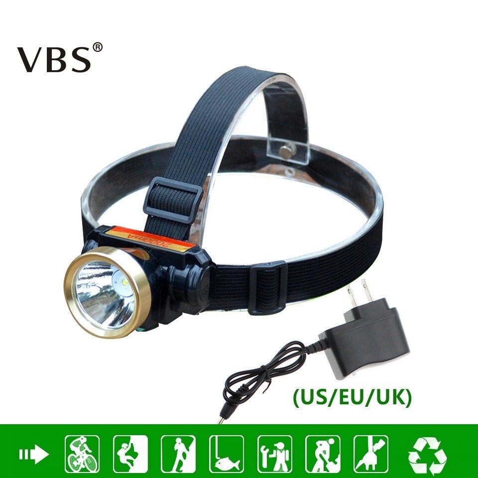 5000LM LED Rechargeable Waterproof Headlight Head Lamp + Charger US