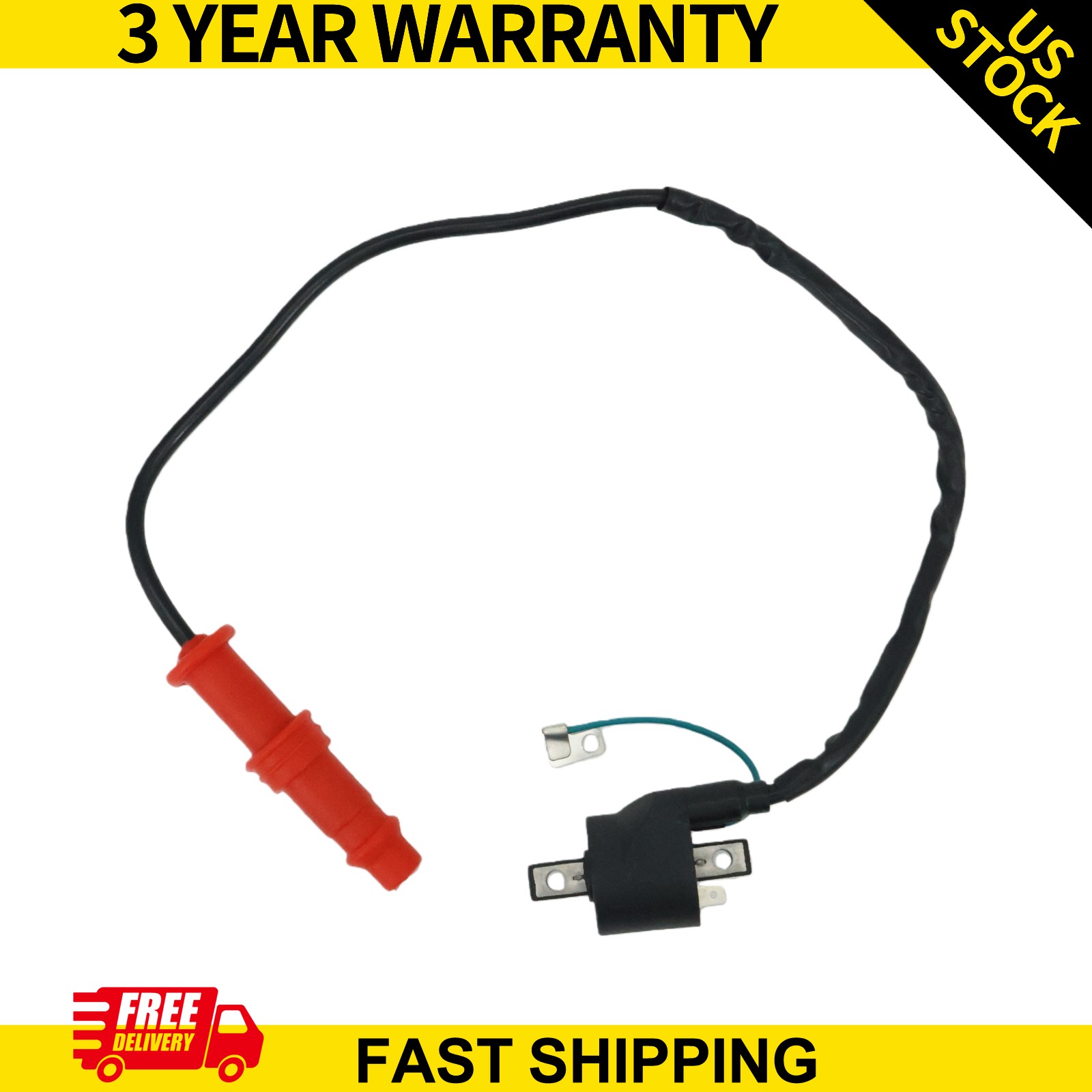 Ignition Coil Spark Plug Lead Cap For Polaris Sportsman 500 HO RSE 1996-2004