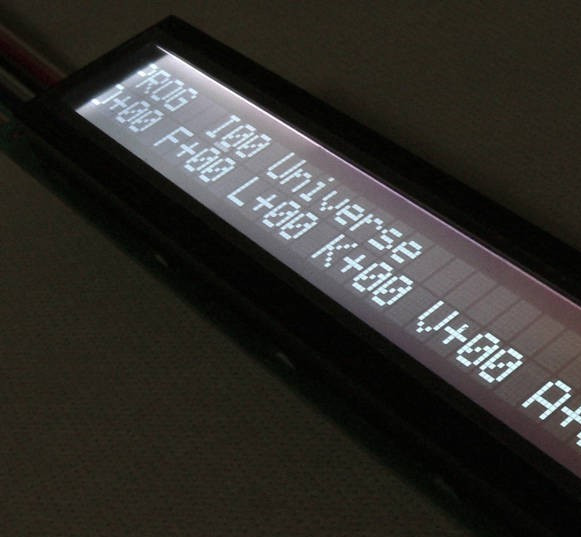 Korg M1 LCD Replacement High Brightness Black Negative LED Display Module