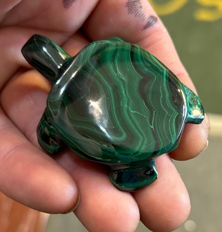 2” Malachite Turtle