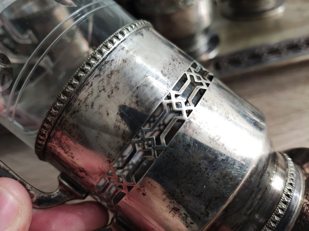 Silver-plated tea set Austro-Hungarian 1870-1910