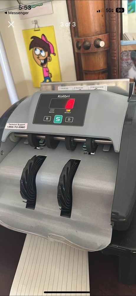 Kolibri Automatic Bill Counter with UV Detection