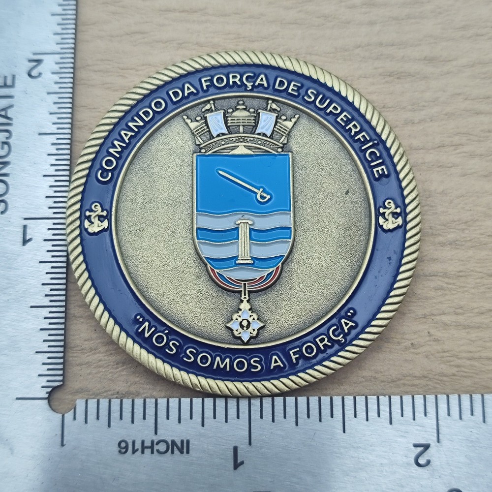 Brazilian Navy Surface Force Command Challenge Coin