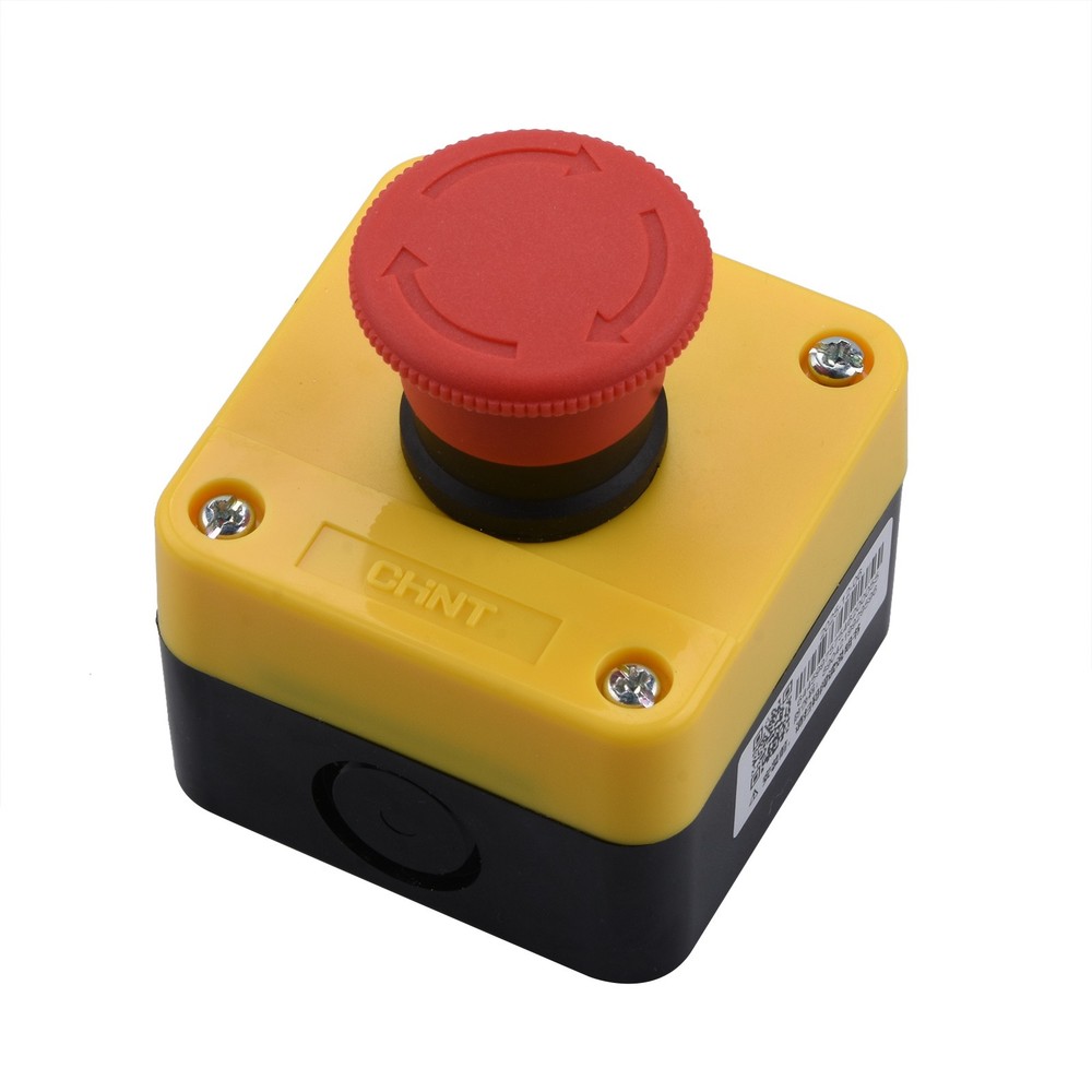 Red Emergency Stop Push Button Switch 660V 10A IP65 Weatherproof Replacement