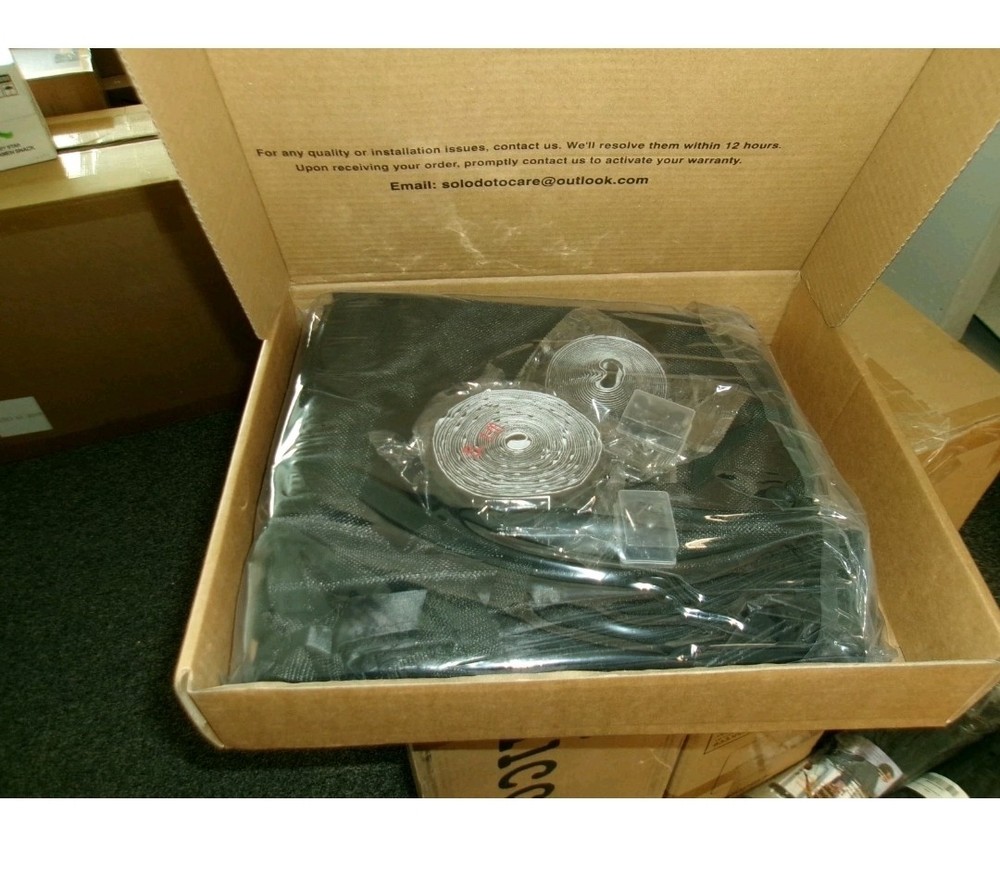 Magnetic garage door screen