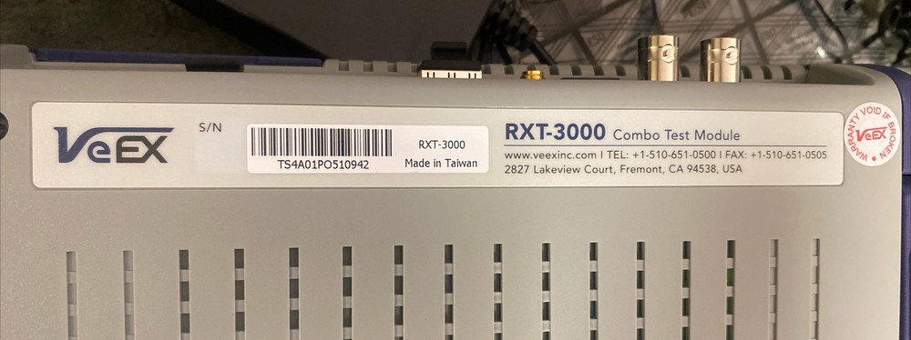 VeEX RXT RXT-3000 Combo Test Module
