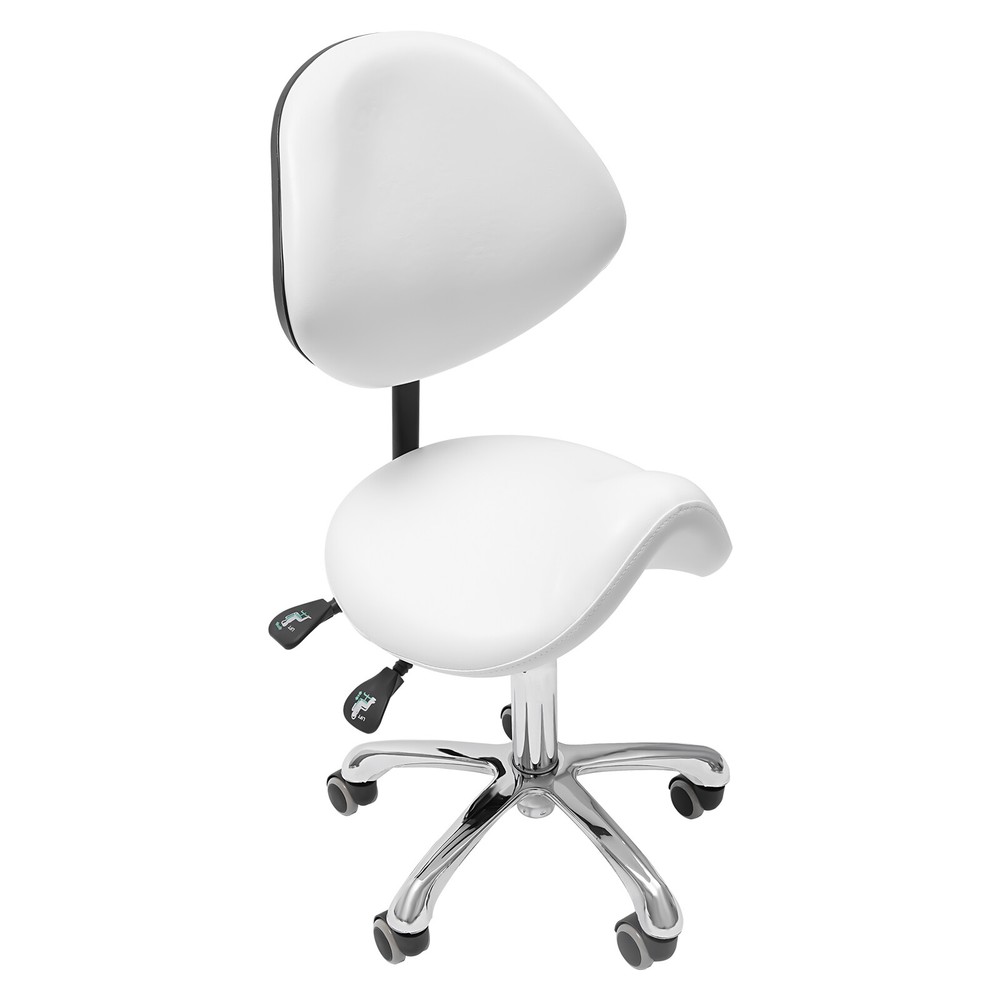 Ergolution Ergonomic Saddle Stool W/ Backrest -Work Stool,Office Stool-Seat