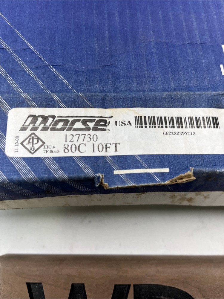 Morse 127730 80C Roller Chain 10 Ft