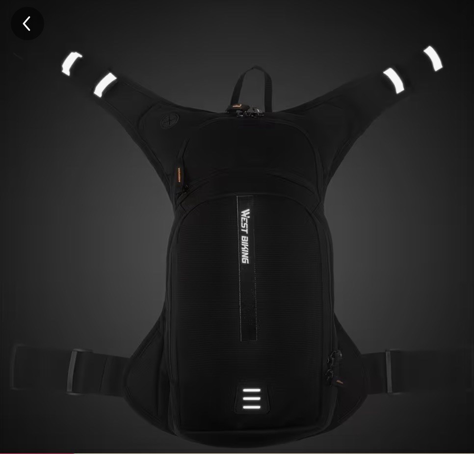 Motorbike backpack 10L
