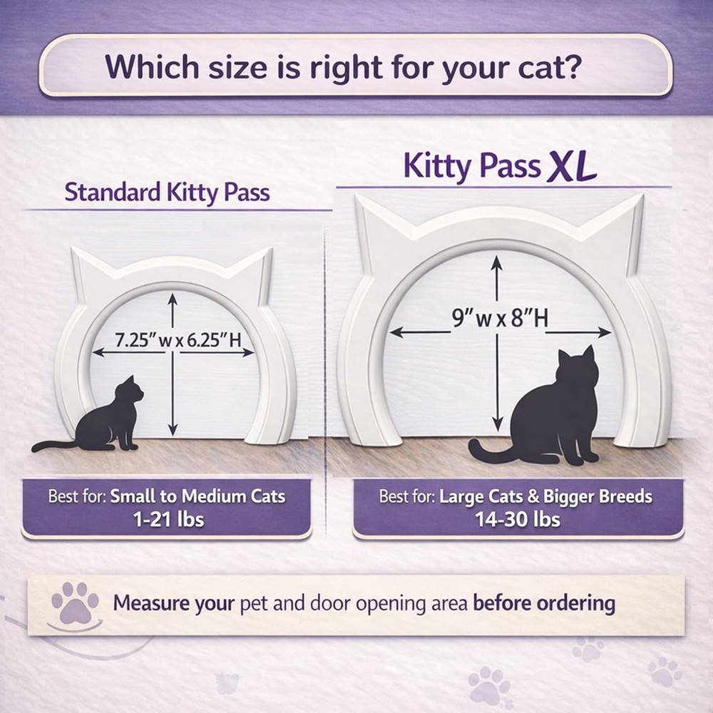 Cat Door for Interior Hidden Litter Box