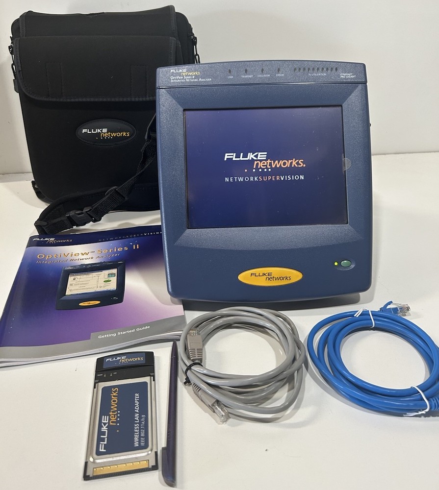 Fluke Network Optiview Series II Integrated Network Analyzer Excellent Condition
